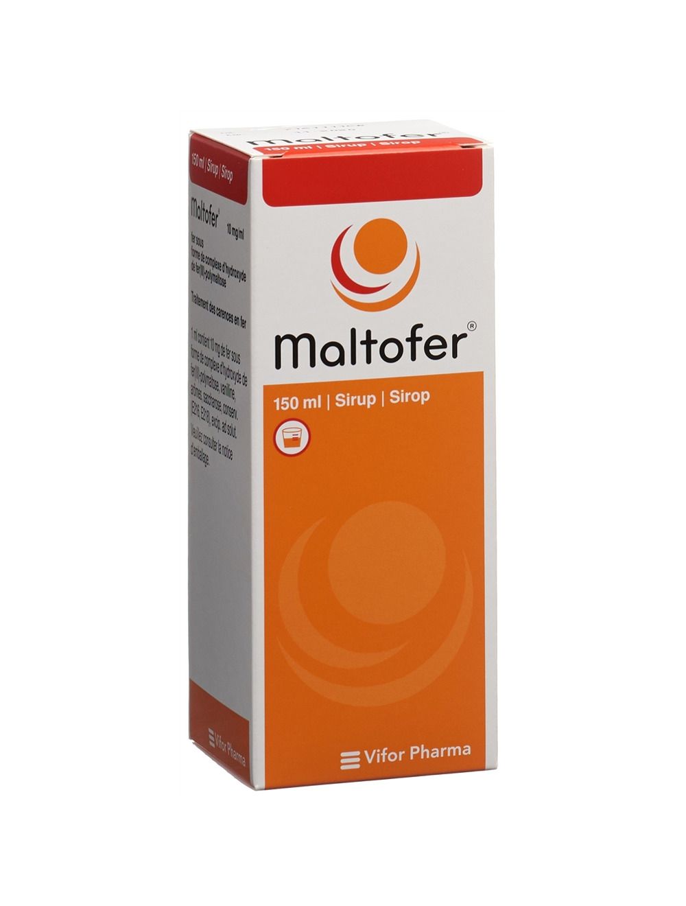 Maltofer Sirop Fl 150 Ml Pas Cher
