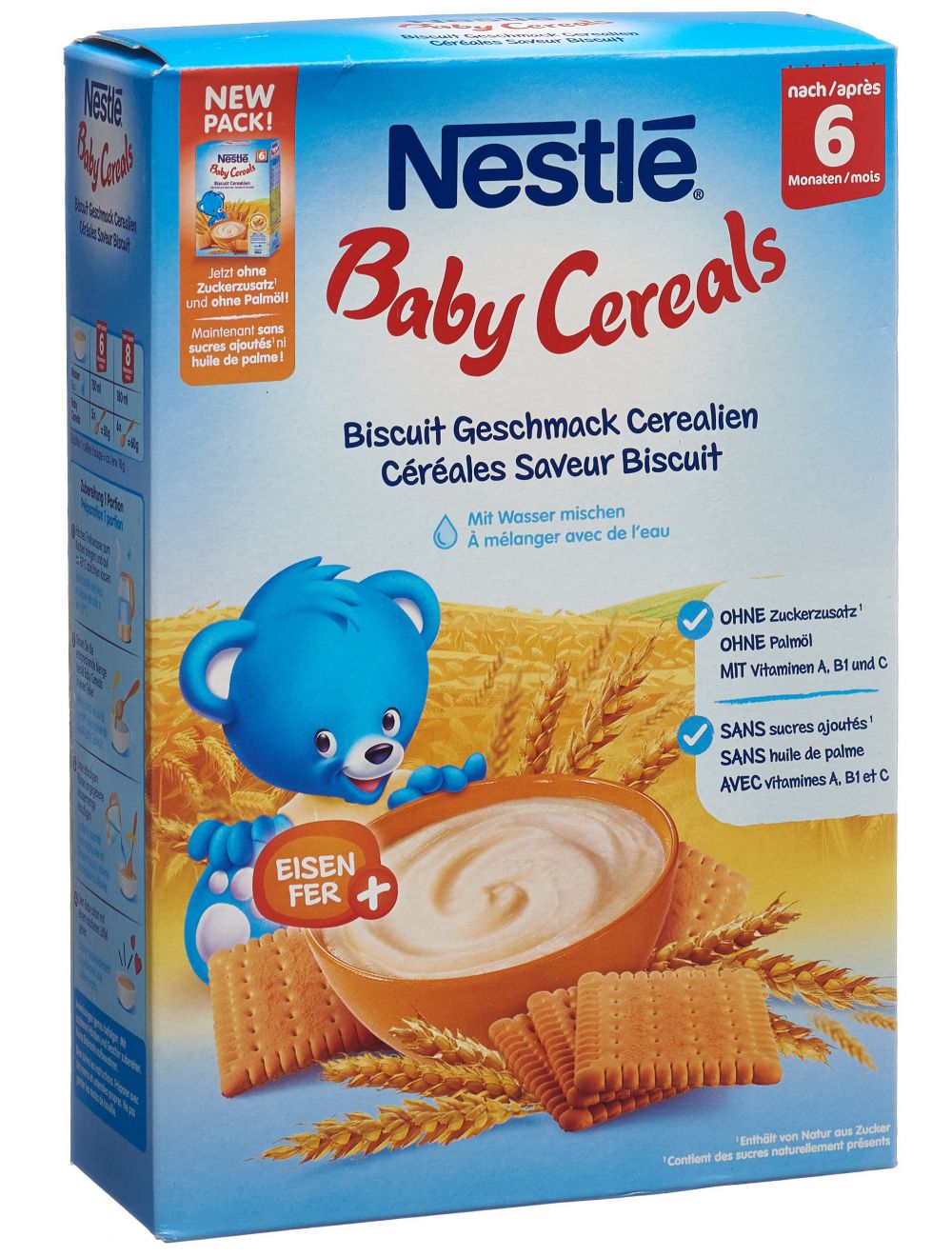 Nestle Baby Cereals Cereales Aux Biscuits 6 Mois 450 G Pas Cher